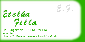 etelka filla business card
